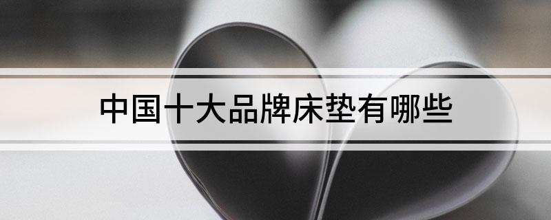 AG九游会中国十大品牌床垫有哪些(图1)