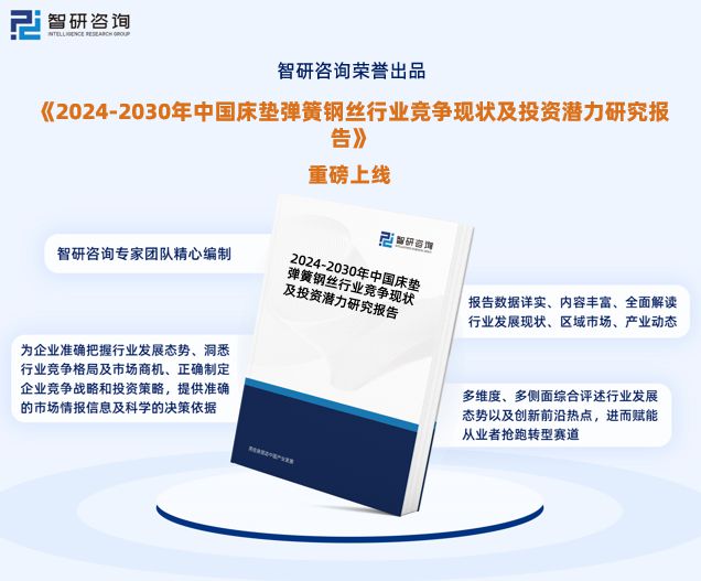 中国床垫弹簧钢丝行业市场分析及投资前景预测报告—智研咨询发布(图1)